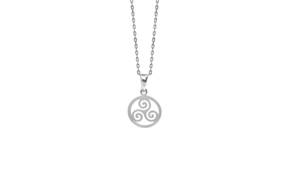 Pendentif Triskel Kanchi, Porteur d'Amour Inconditionnel (Argent 925) + chaînette offerte – Image 4