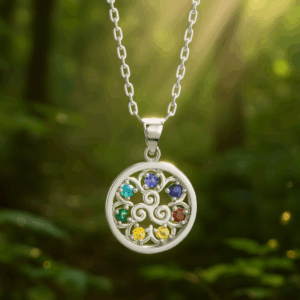Pendentif Triskel Inti, Le Guide de Lumière (Argent 925) + chainette offerte
